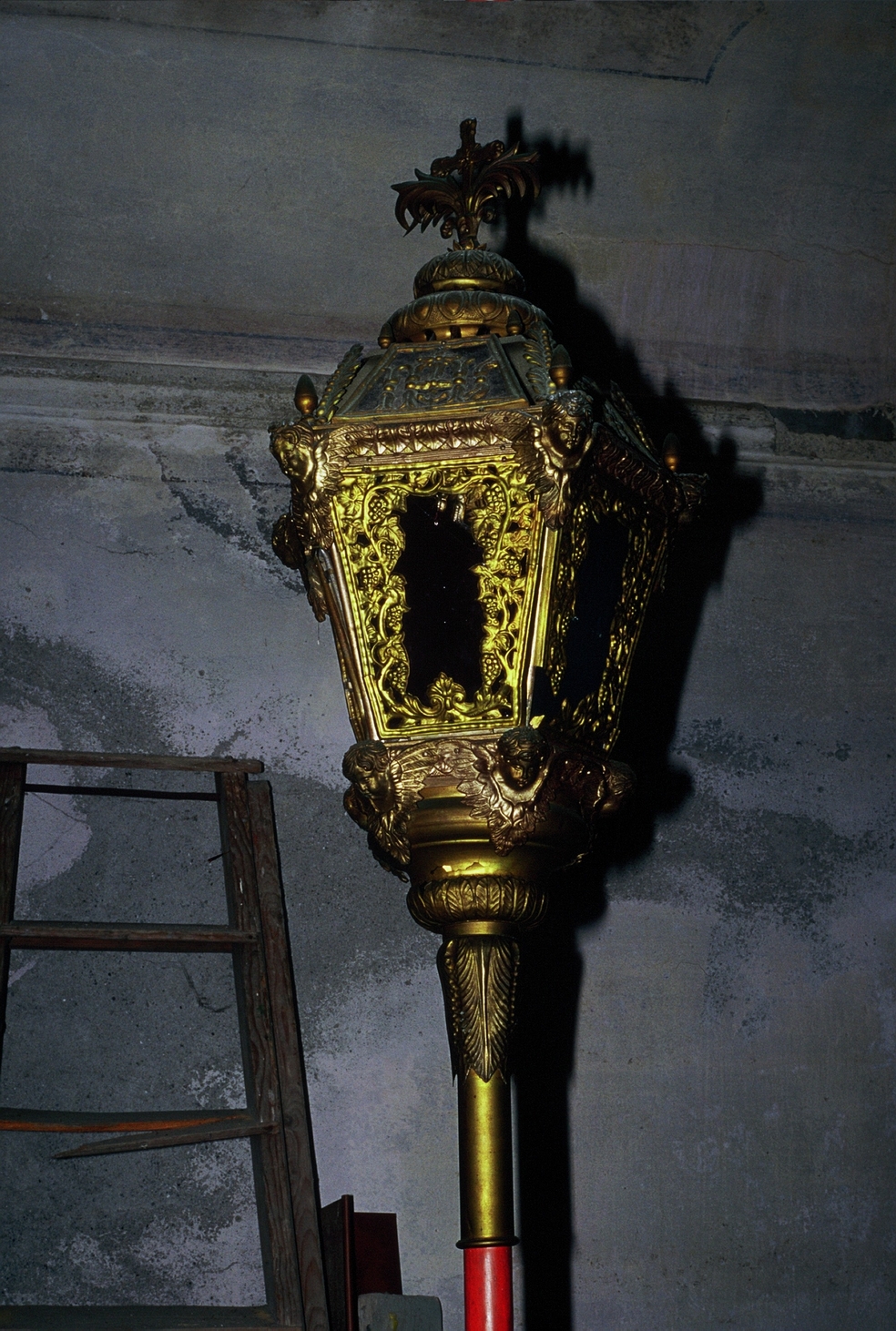 lanterna processionale, serie - ambito ligure (metà sec. XIX)