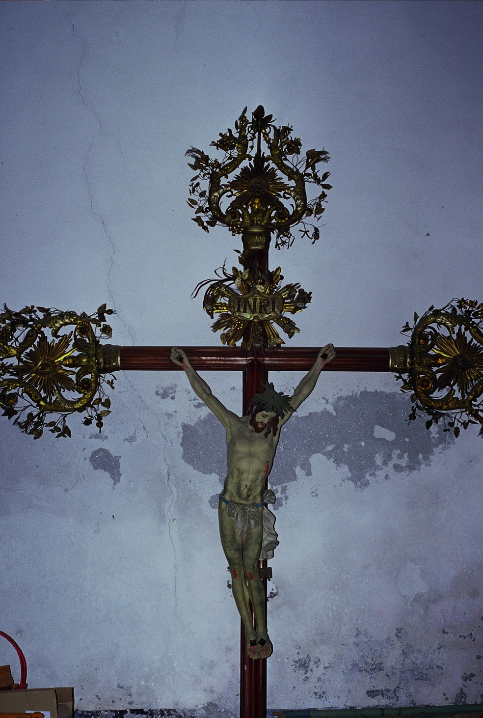 Cristo crocifisso (crocifisso, opera isolata) - ambito ligure (metà sec. XIX)