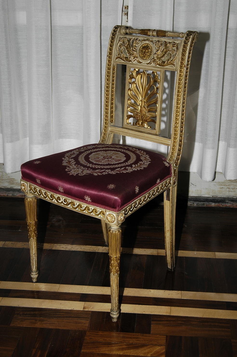 sedia, serie - ambito genovese (prima metà sec. XIX)