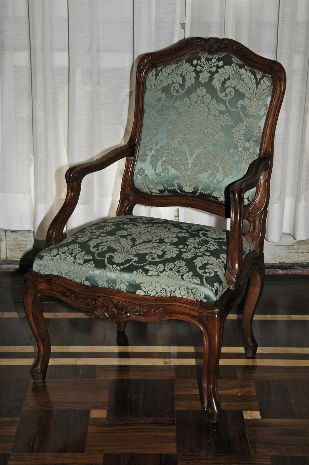 poltrona, serie - ambito genovese (seconda metà sec. XIX)