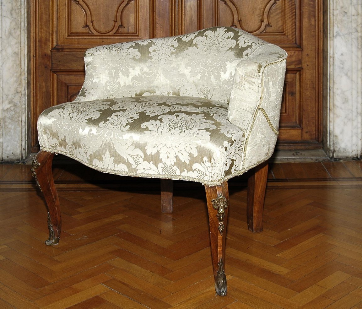 poltroncina, opera isolata - ambito ligure (ultimo quarto sec. XIX)