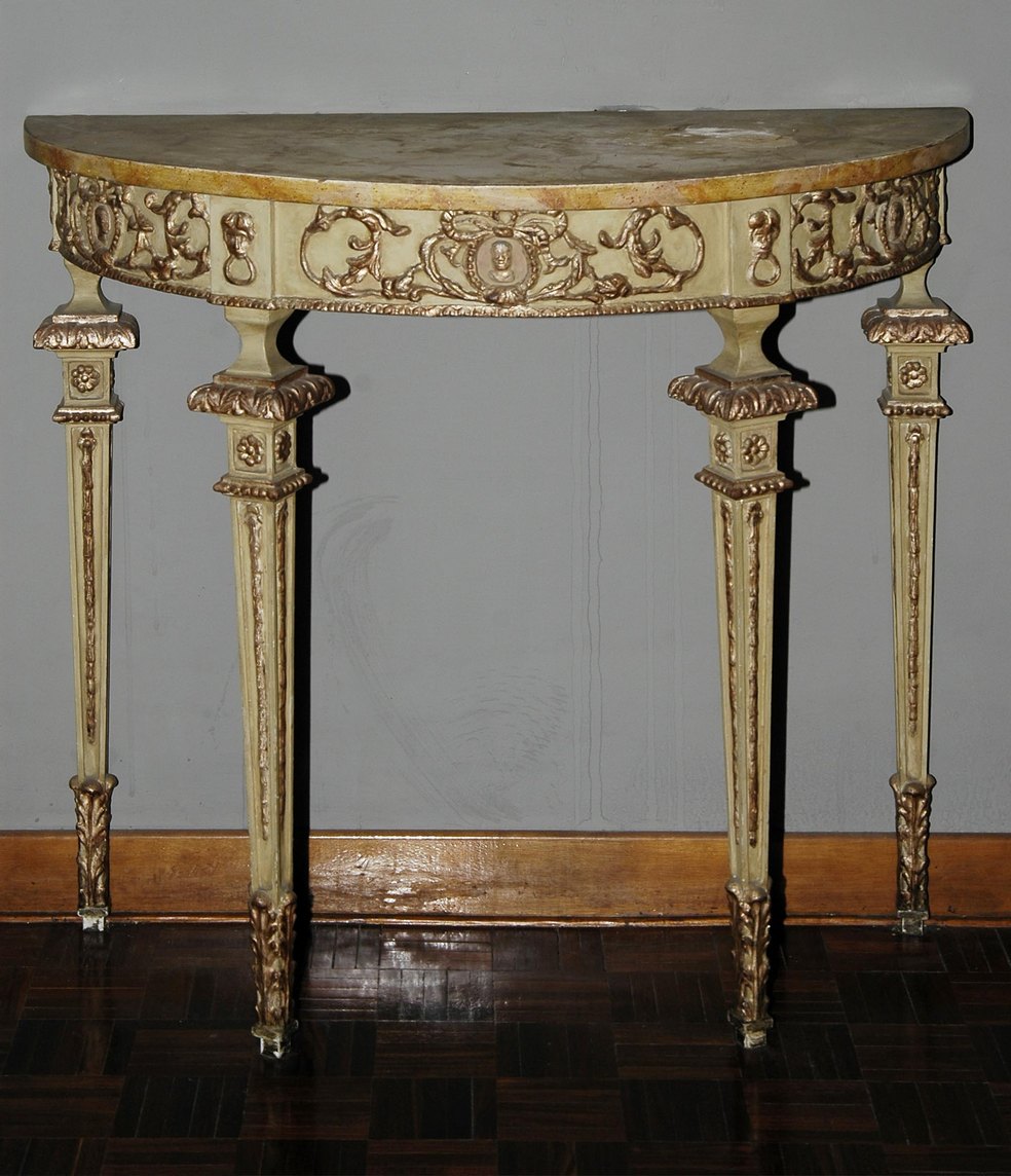 console, opera isolata - ambito genovese (ultimo quarto sec. XVIII)