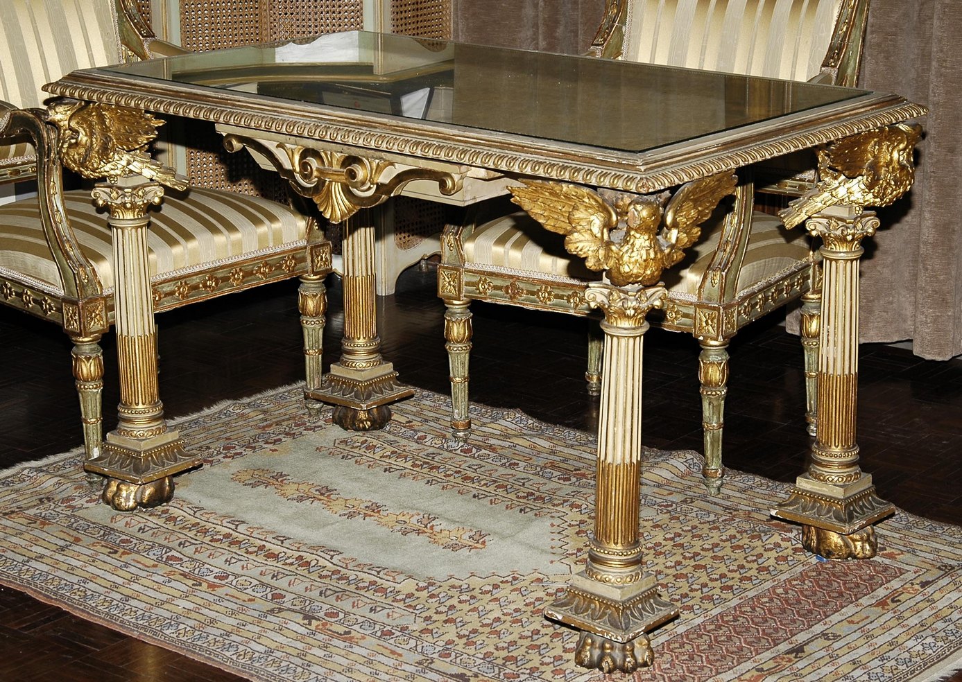 tavolino, opera isolata - ambito genovese (inizio sec. XIX)