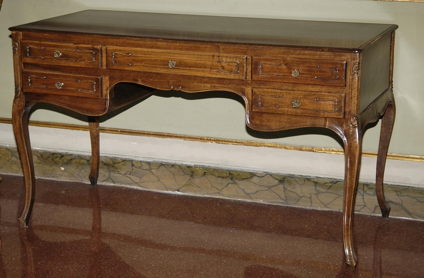 scrivania, opera isolata - ambito genovese (ultimo quarto sec. XVIII)