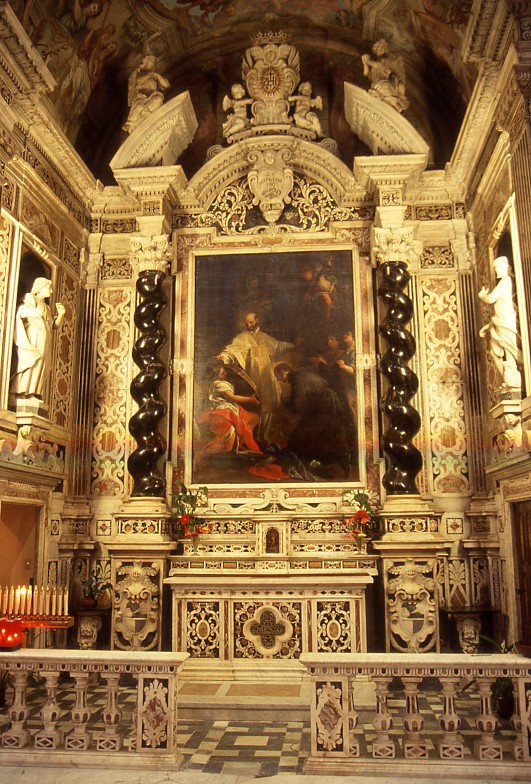 altare, insieme - ambito ligure (ultimo quarto sec. XVII)
