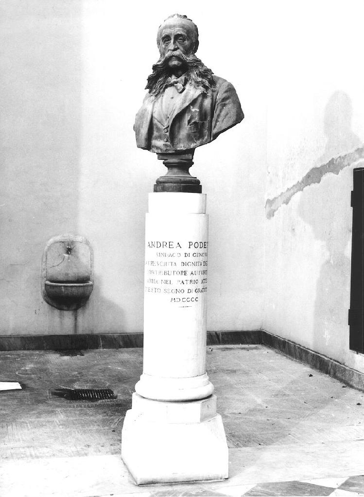 Busto maschile (busto, opera isolata) di Scanzi Giovanni, Sonini Banchero (fine sec. XIX)