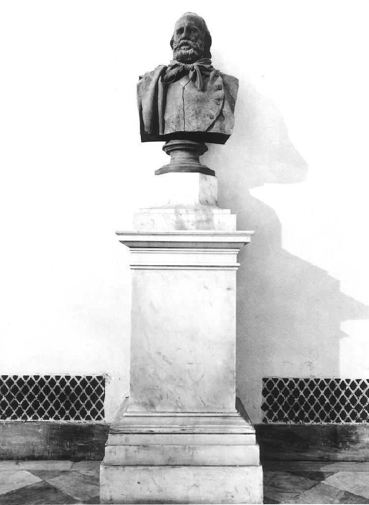 Busto maschile (busto, opera isolata) di Rivalta Augusto (attribuito) (sec. XIX)