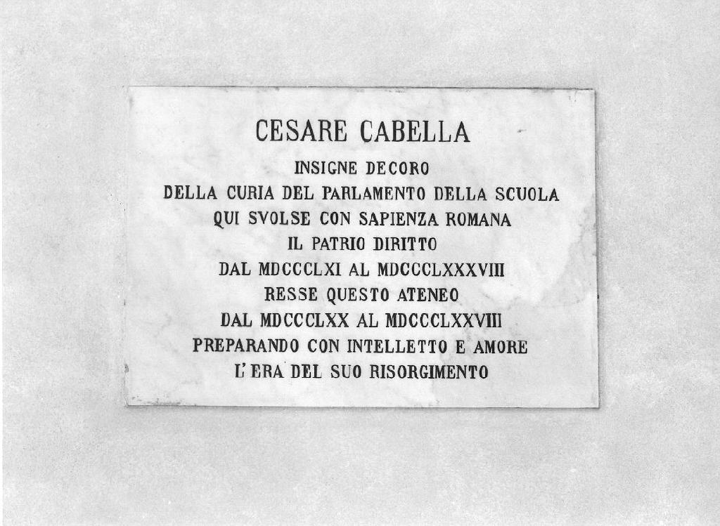 lapide, opera isolata - ambito ligure (secc. XIX/ XX)