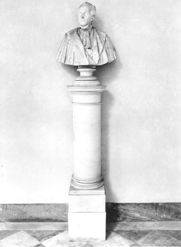 Busto maschile (busto, elemento d'insieme) - ambito ligure (sec. XIX)