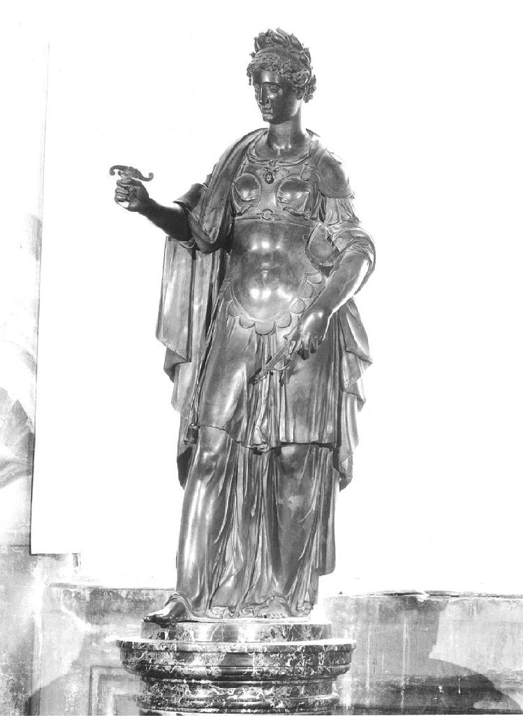 GIUSTIZIA (statua, elemento d'insieme) di Jean de Boulogne detto Giambologna, Francavilla Pietro (sec. XVI)