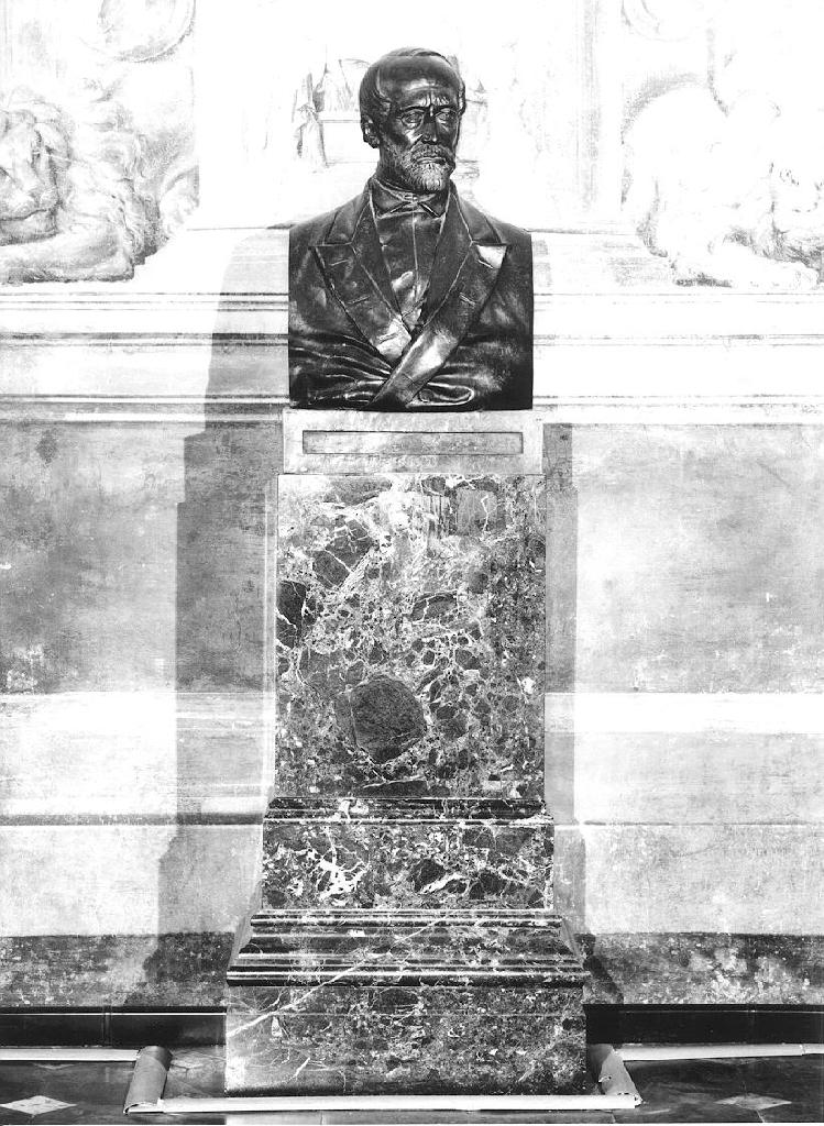 Busto maschile (busto, opera isolata) di Paernio Demetrio, Strada D (fine sec. XIX)