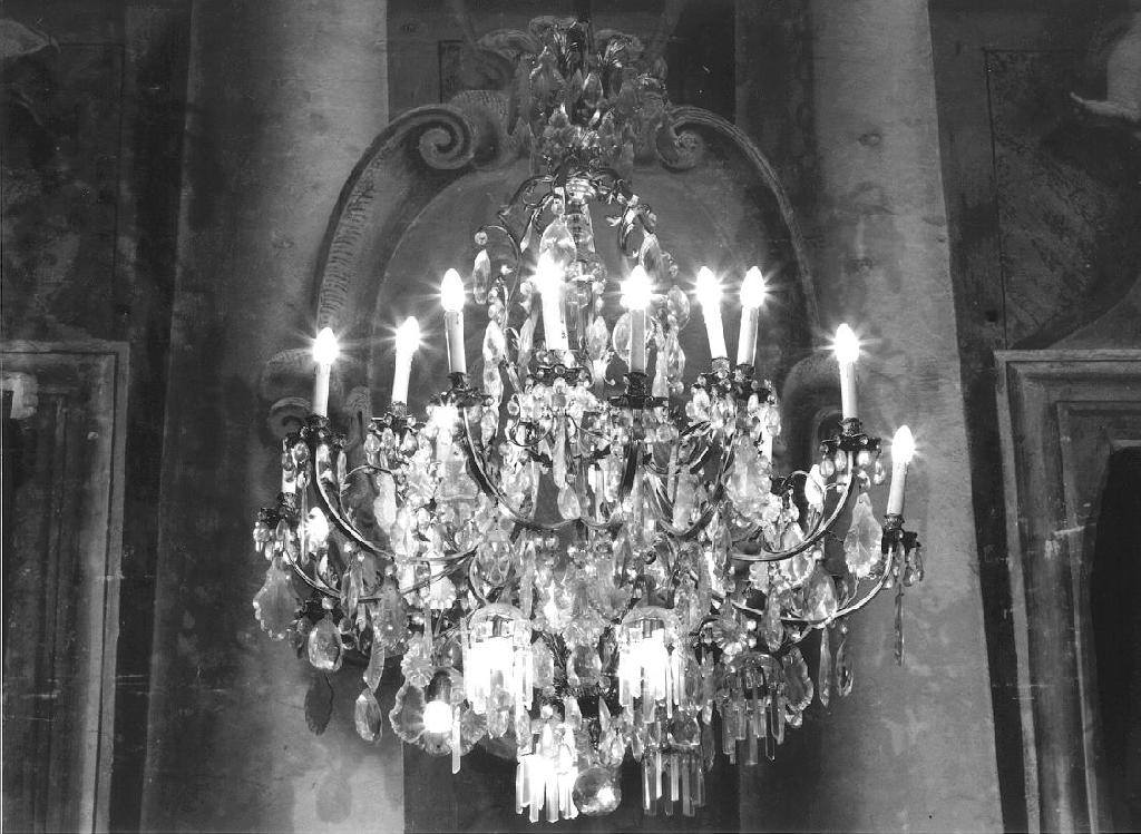 lampadario, serie - ambito italiano (prima metà sec. XX)