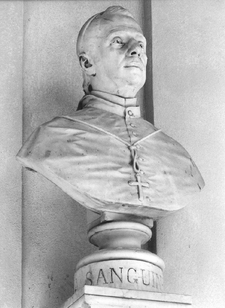 Busto maschile (busto, opera isolata) - ambito ligure (fine sec. XIX)