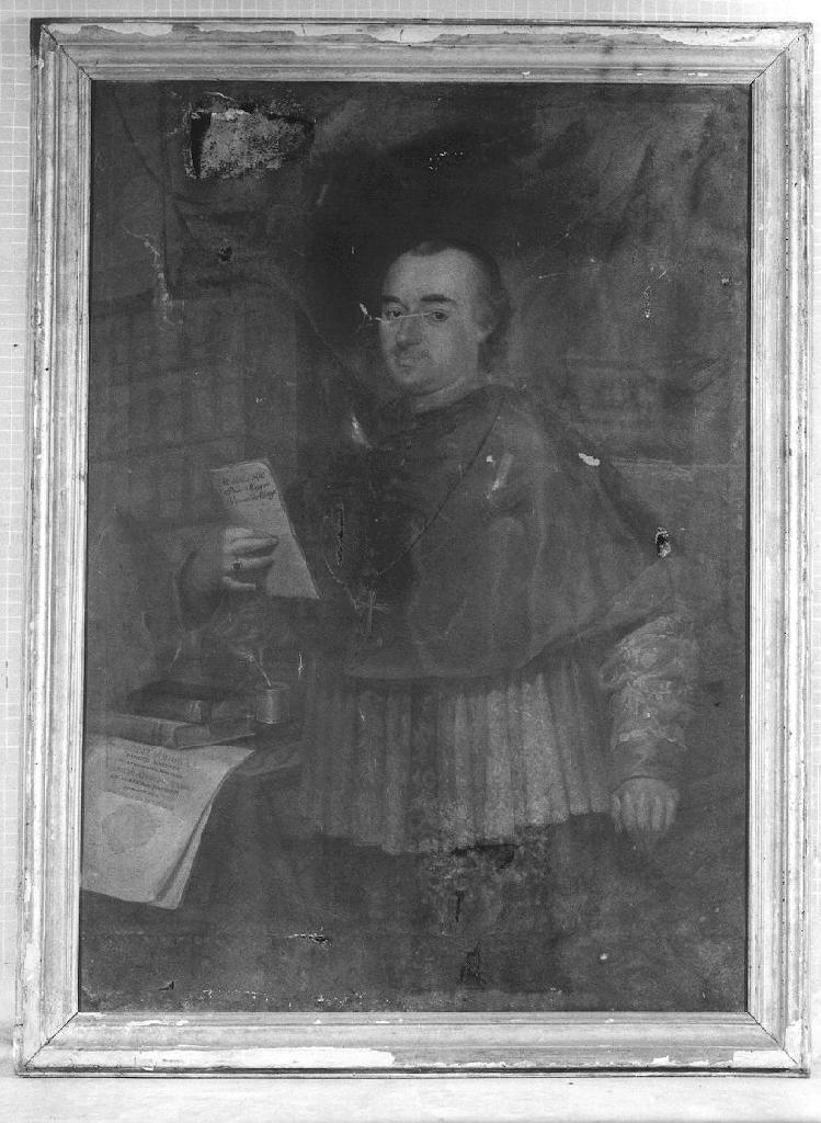 Ritratto d'uomo (dipinto, opera isolata) - ambito ligure (fine/inizio secc. XVIII/ XIX)