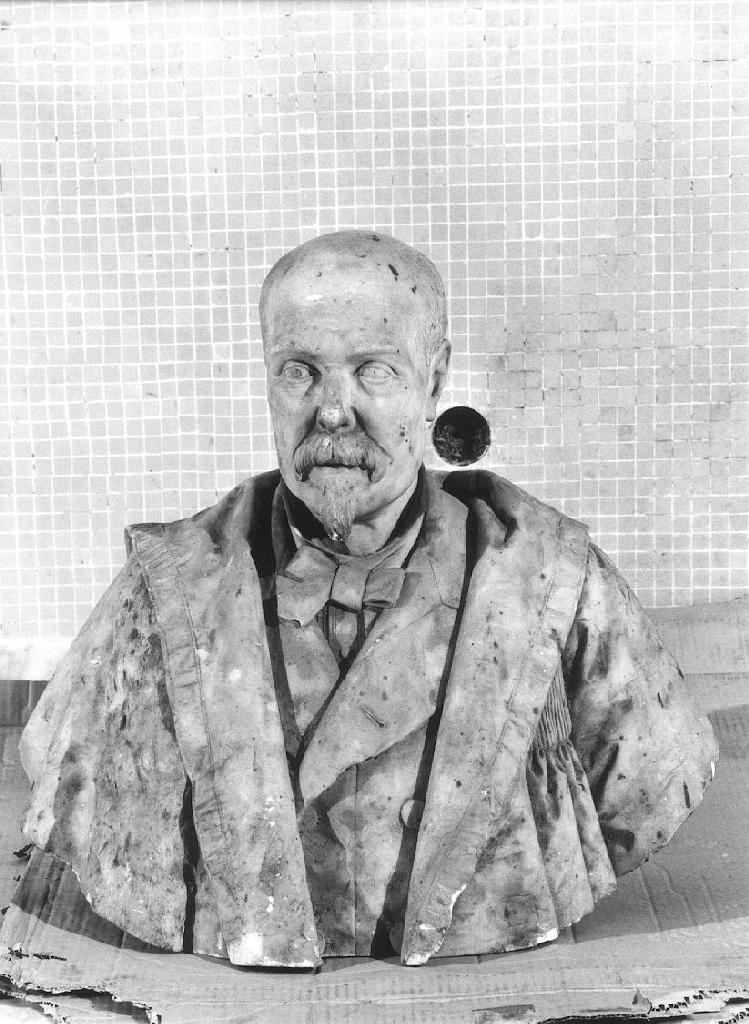 Busto maschile (busto, opera isolata) - ambito ligure (seconda metà sec. XIX)