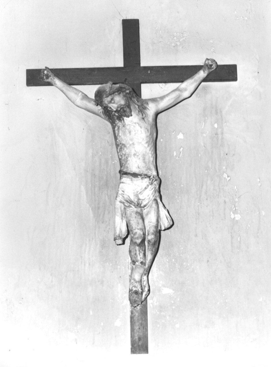 CRISTO CROCIFISSO (crocifisso, opera isolata) - ambito ligure (fine/inizio secc. XV/ XVI)