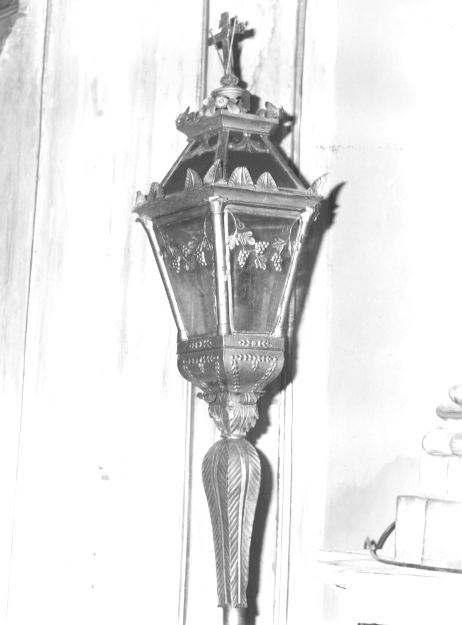 lanterna processionale, serie - ambito ligure (ultimo quarto sec. XIX)