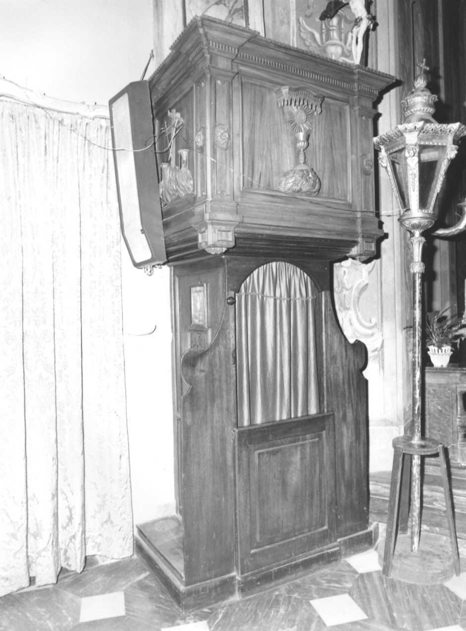 pulpito, opera isolata di Venzano Luigi (secondo quarto sec. XX)