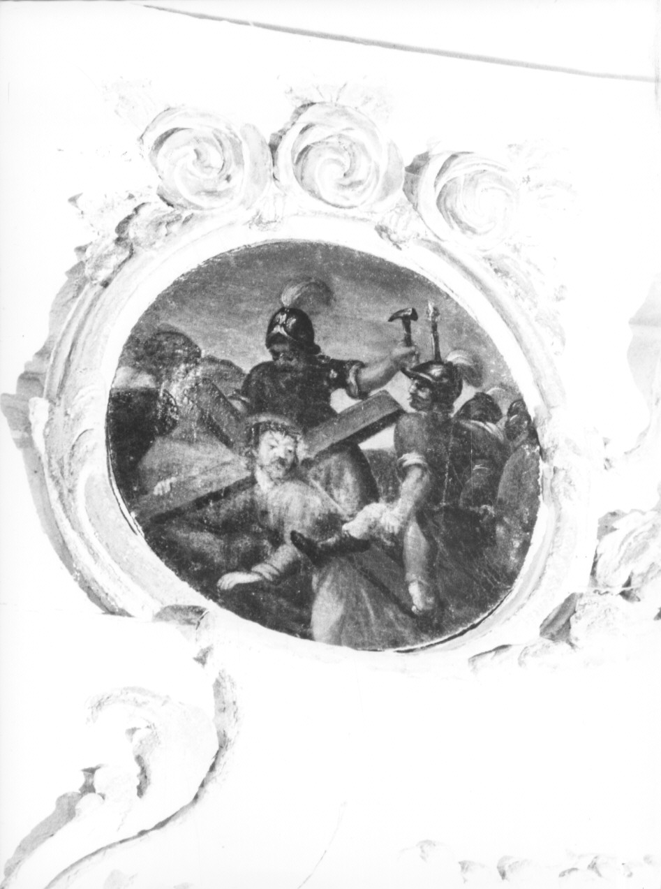 CRISTO PORTACROCE (dipinto, ciclo) di Rastellino Gaspare (fine sec. XVIII)
