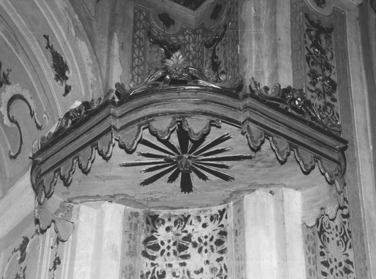 baldacchino, opera isolata di Della Giacomo (fine sec. XVIII)