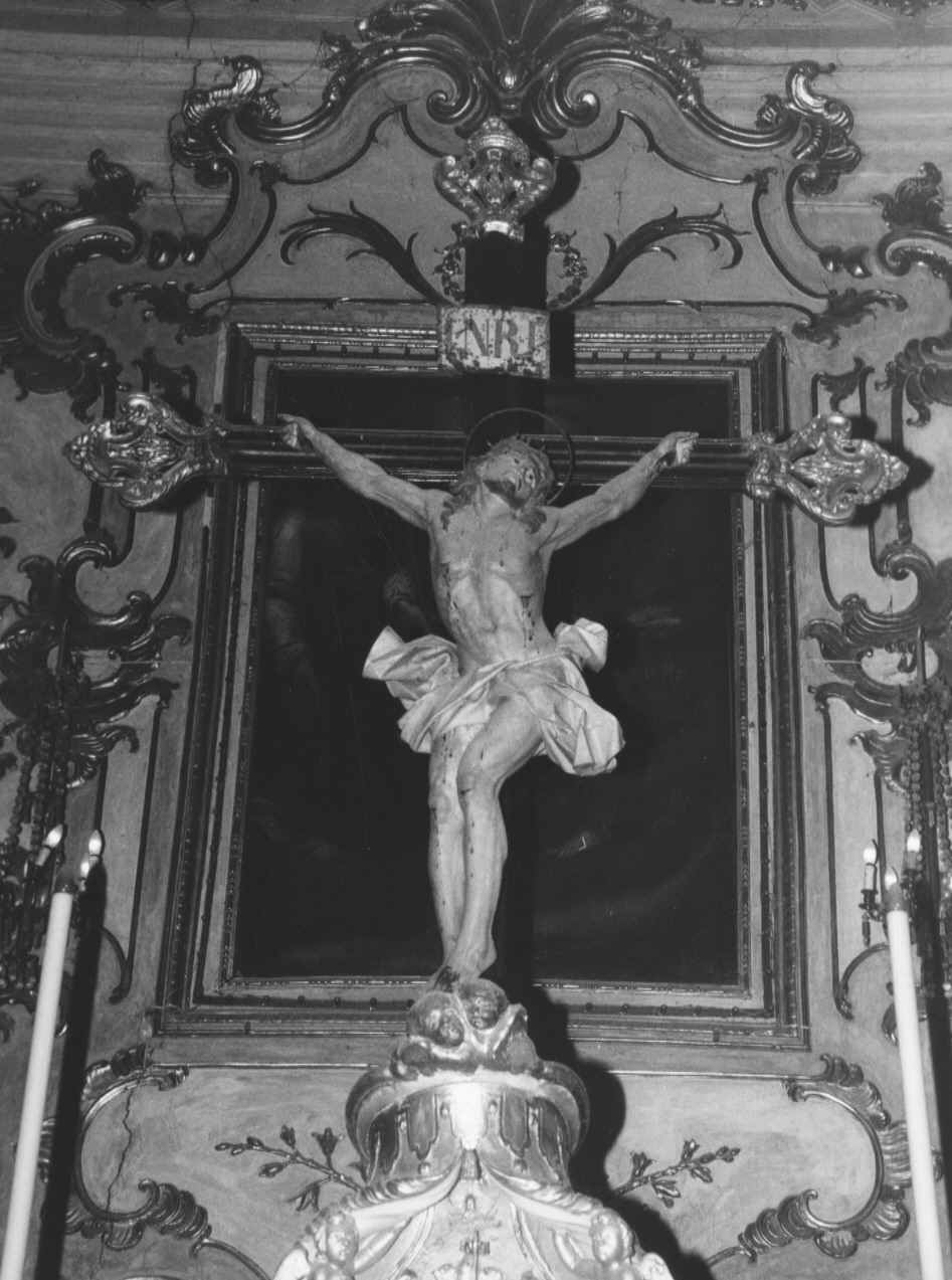 Cristo crocifisso (crocifisso, opera isolata) di Bastellarca Filippo (fine sec. XVIII)