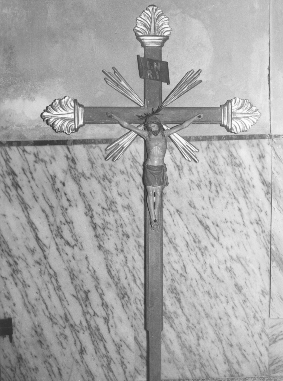 CRISTO CROCIFISSO (crocifisso, opera isolata) - ambito ligure (?) (sec. XIX)