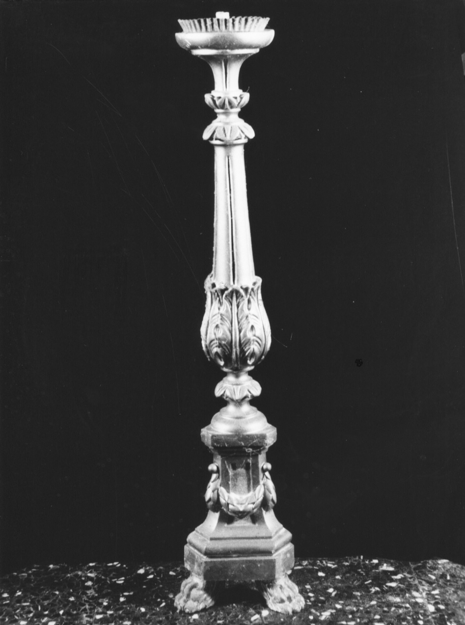 candeliere, serie - ambito ligure (?) (sec. XIX)