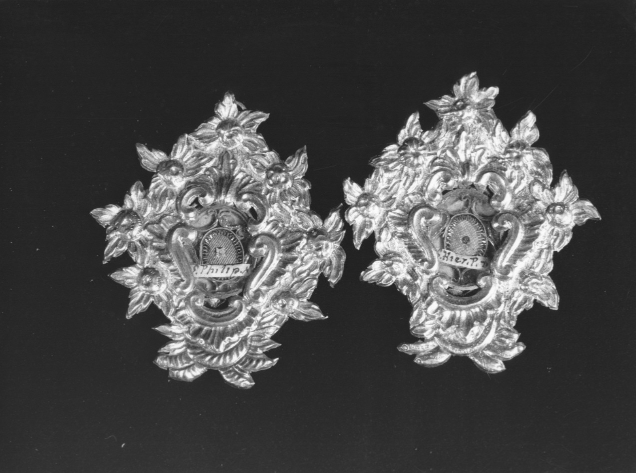 reliquiario, serie - ambito ligure (sec. XVIII)