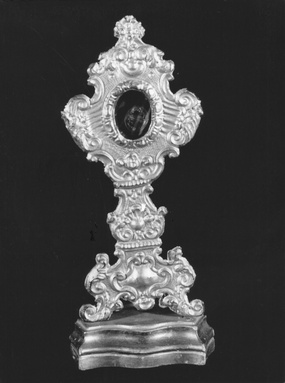 reliquiario, opera isolata - ambito ligure (ultimo quarto sec. XVIII)