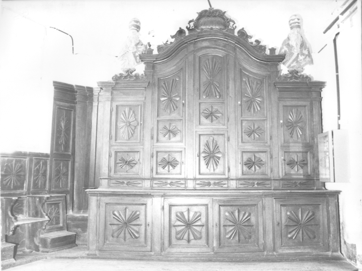 armadio, opera isolata di Grisione Giacomo (terzo quarto sec. XVIII)