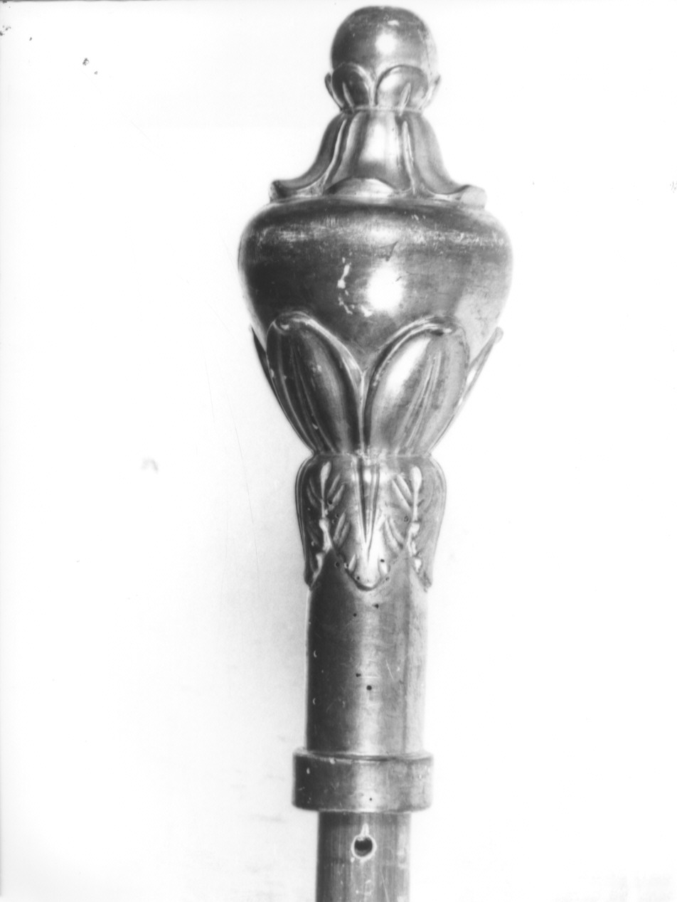 mazza processionale, serie - ambito ligure (seconda metà sec. XVIII)