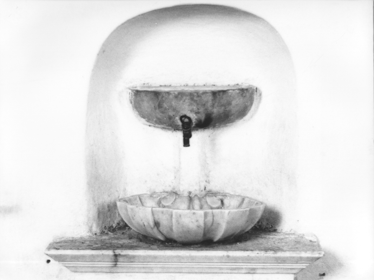 lavabo, opera isolata - ambito ligure (seconda metà sec. XIX)