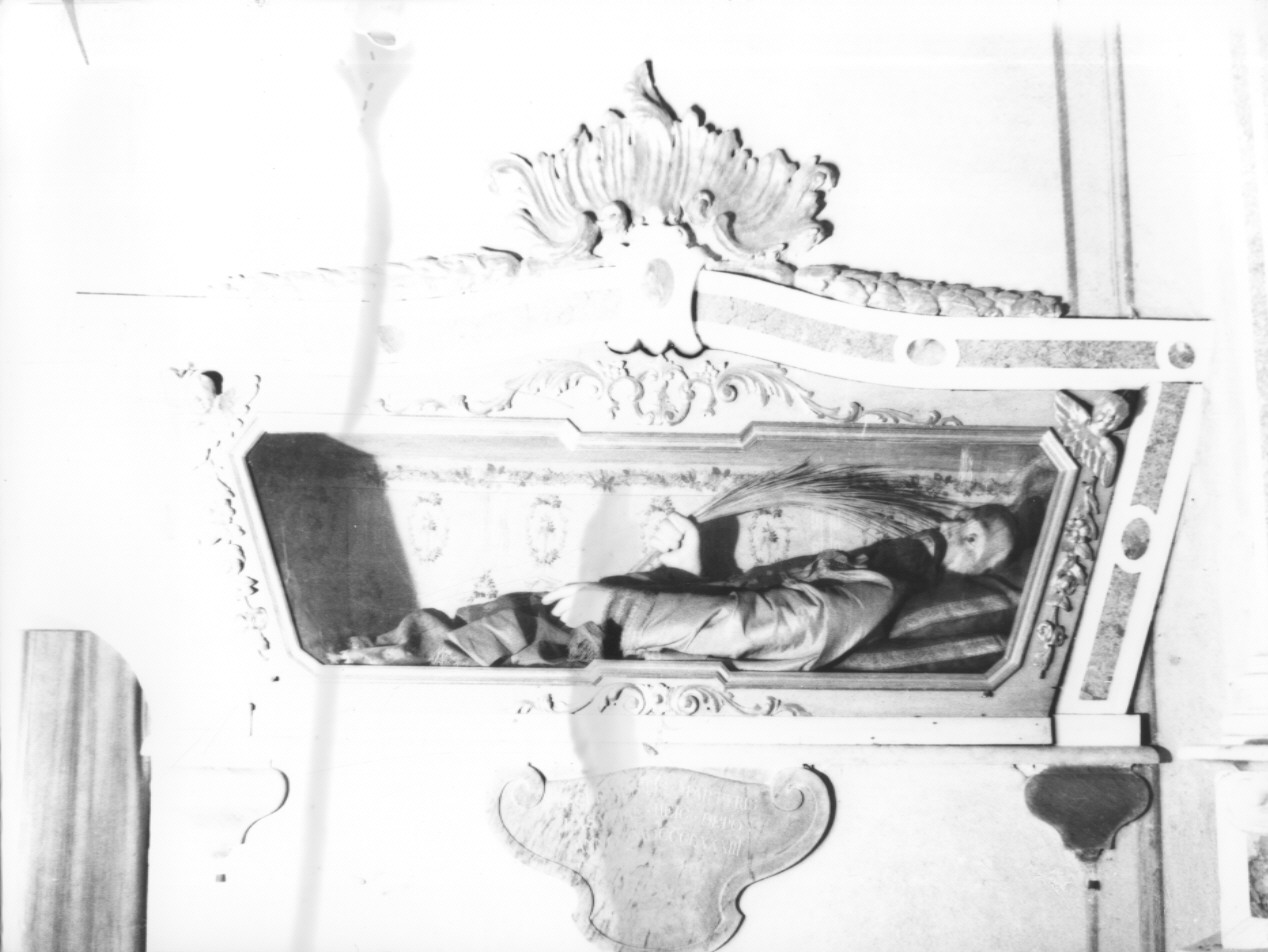 SAN CLEMENTE (statua, elemento d'insieme) - ambito ligure (sec. XVIII)