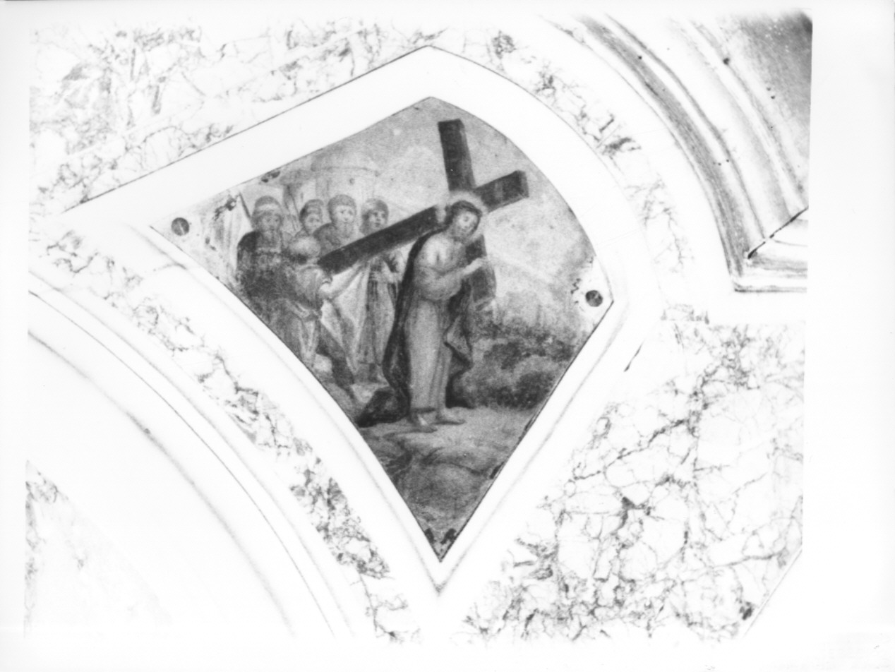 CRISTO PORTACROCE (formella, insieme) - ambito ligure (sec. XVIII)