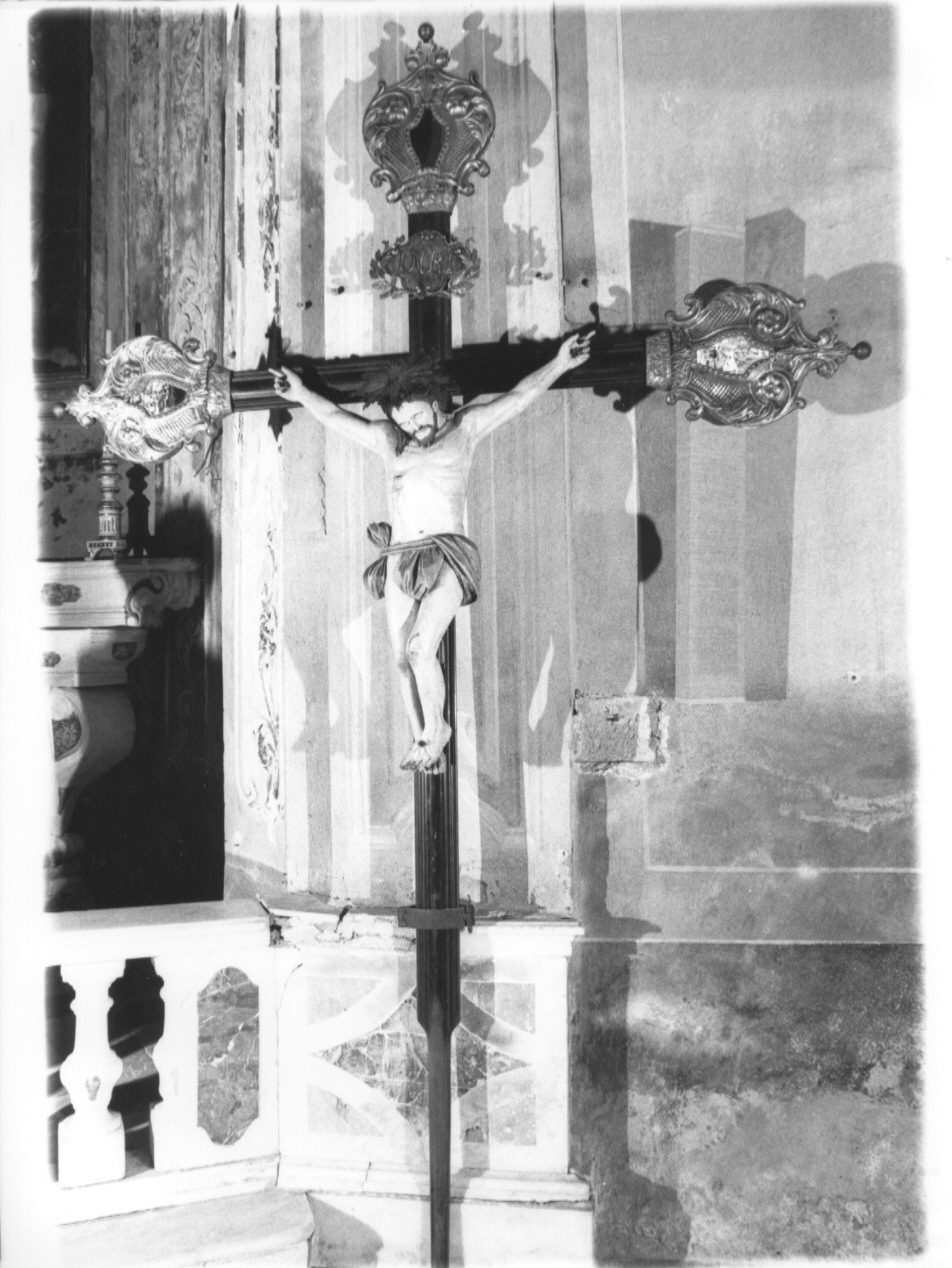 Cristo crocifisso (crocifisso, opera isolata) - ambito ligure (prima metà sec. XIX)