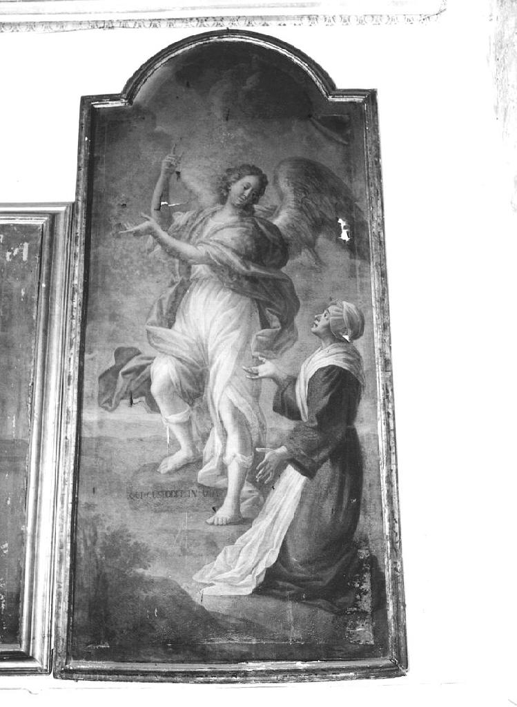 ANGELO CUSTODE (dipinto, opera isolata) - bottega genovese (fine sec. XVIII)