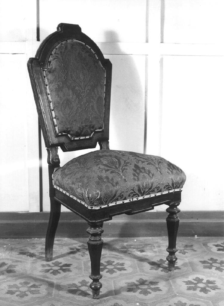 sedia, serie - produzione italiana (terzo quarto sec. XIX)