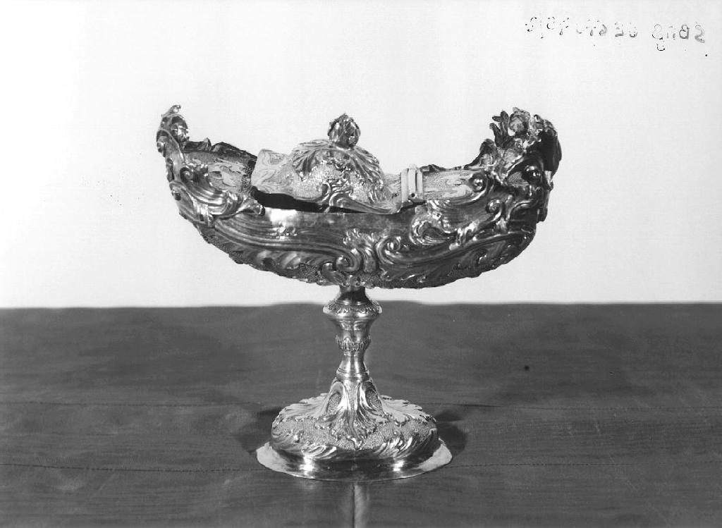navicella portaincenso - a galeone, opera isolata - ambito ligure (terzo quarto sec. XVIII)