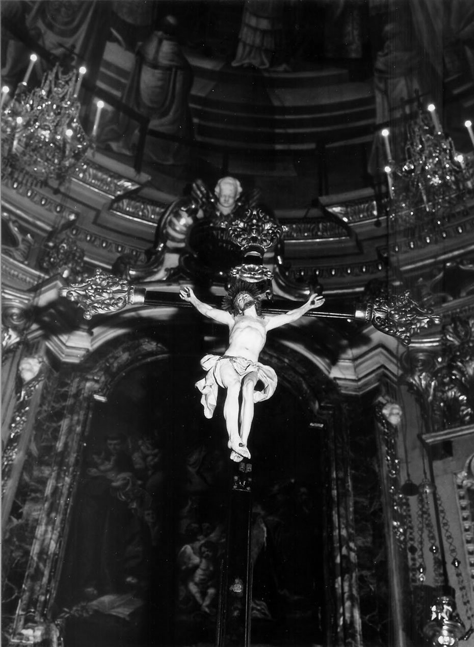 Cristo crocifisso (crocifisso, opera isolata) - manifattura ligure (seconda metà sec. XVIII)