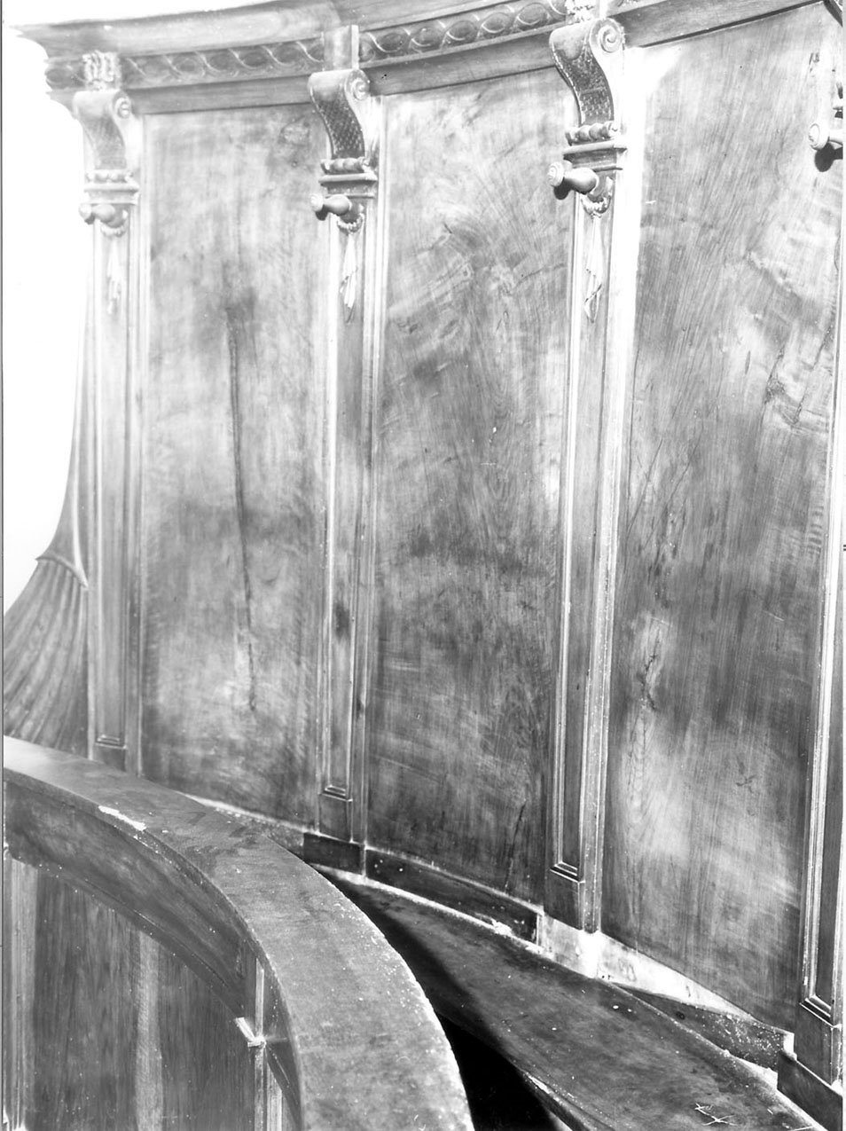 colomba dello Spirito Santo (stalli del coro, insieme) - manifattura ligure (fine sec. XIX)