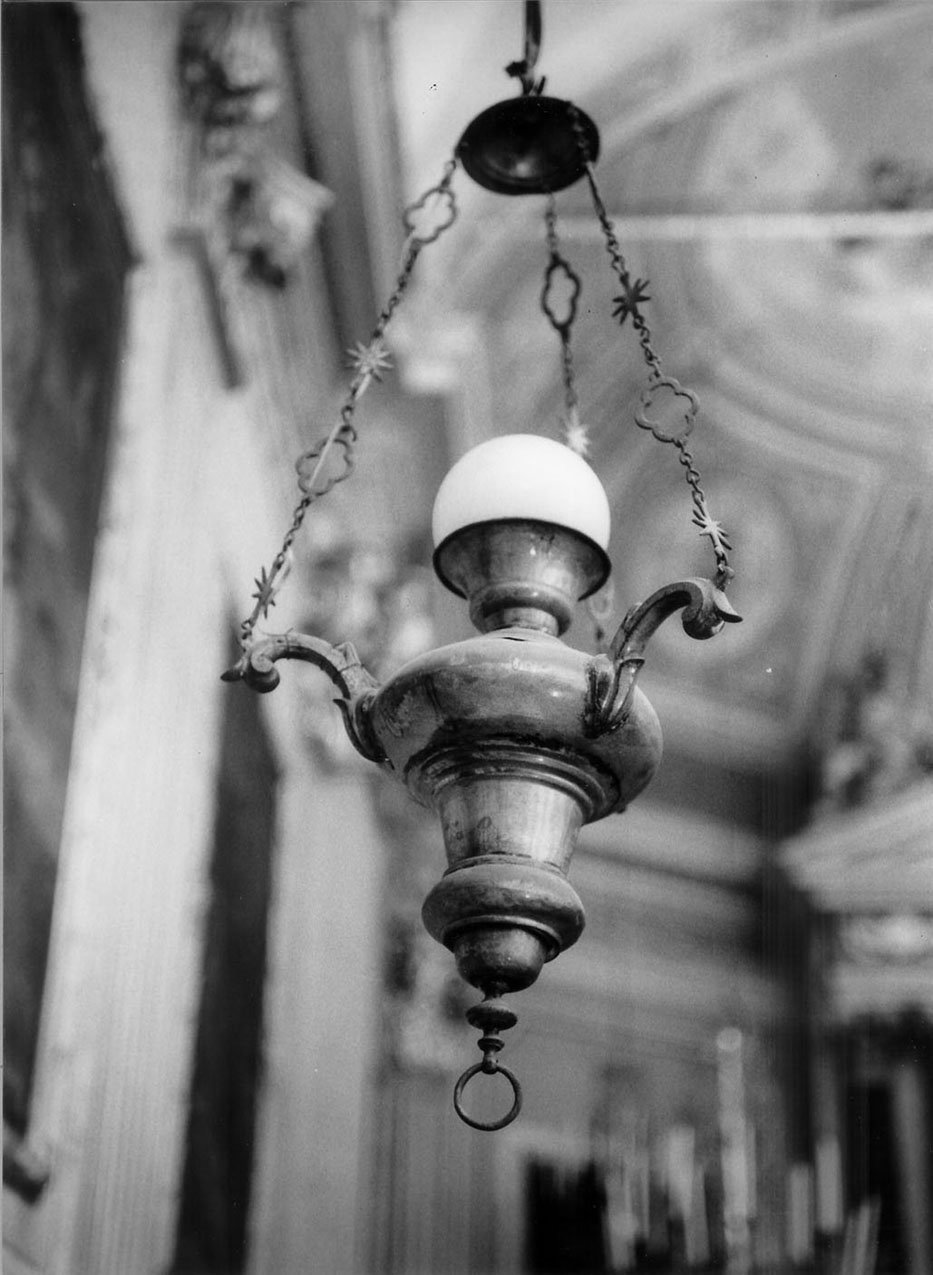 motivi decorativi vegetali (lampada, coppia) - manifattura italiana (metà sec. XIX)