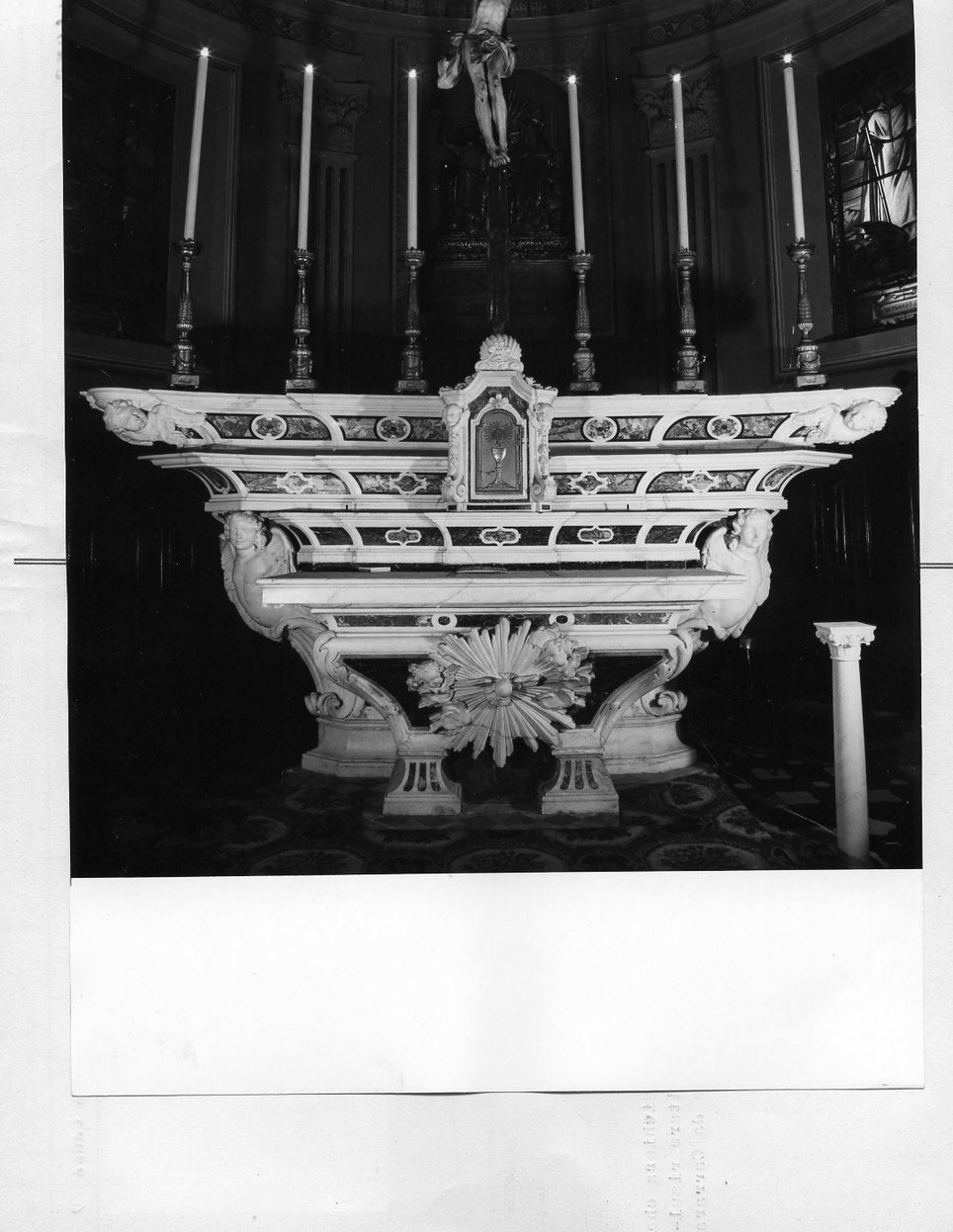 altare maggiore, opera isolata di Pelliccia Alessandro (sec. XVIII)