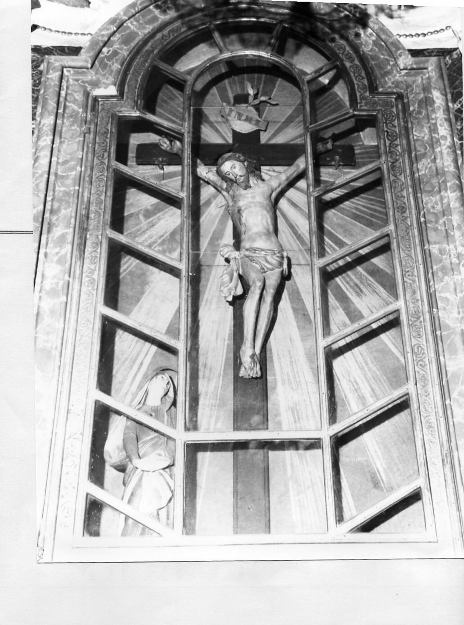 Cristo crocifisso / Madonna addolorata (statua, opera isolata) - bottega italiana (inizio sec. XIX)