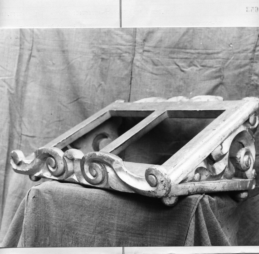 leggio, opera isolata - bottega ligure (fine sec. XIX)