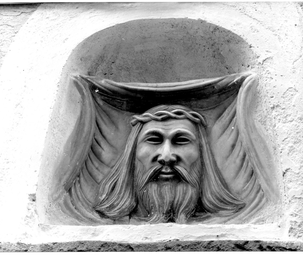 volto di Cristo (rilievo, opera isolata) - bottega ligure (secc. XVI/ XVII)