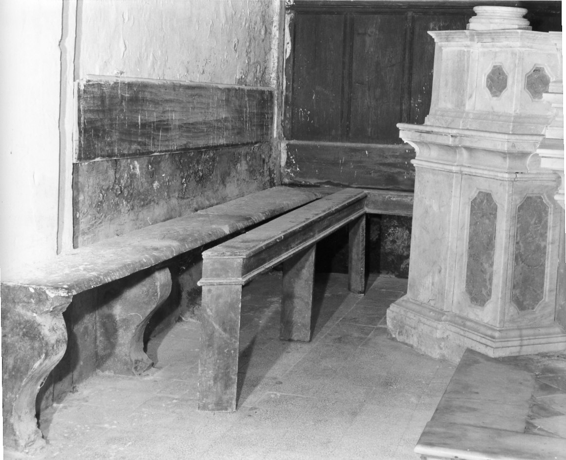 stalli del coro, insieme - bottega ligure (sec. XVI)