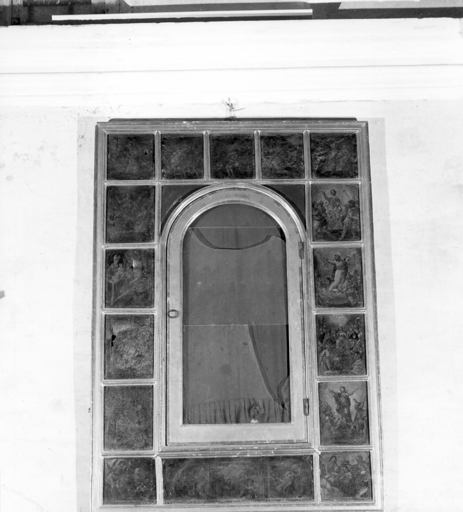 misteri del rosario / anime del purgatorio (dipinto, opera isolata) - ambito ligure (sec. XVIII)