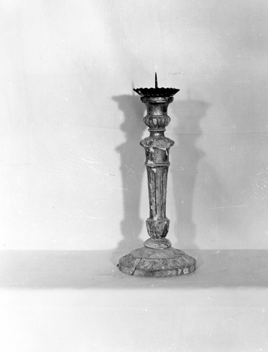 candeliere, coppia - bottega ligure (fine sec. XVIII)