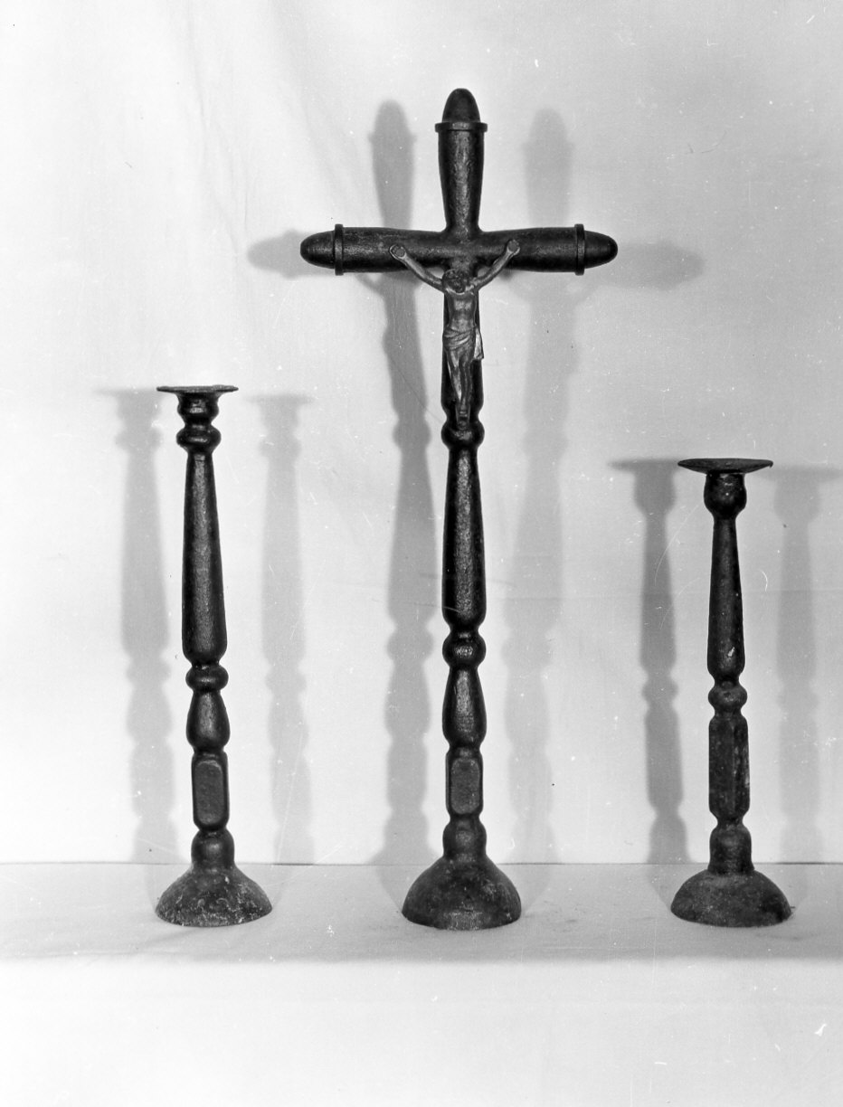 candeliere, serie - bottega italiana (sec. XIX)