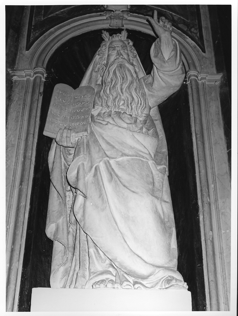 Mosè (statua, opera isolata) di Ghersi Filippo (seconda metà sec. XIX)